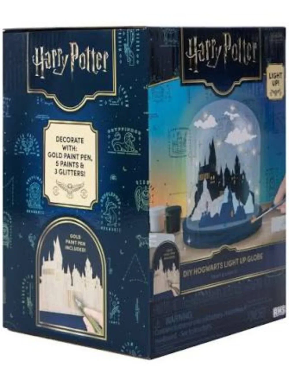 Harry Potter DIY Hogwarts Light Up Globe Set Brand New Build & Display